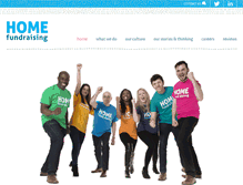 Tablet Screenshot of homefundraising.com